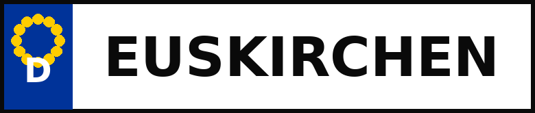 Fiktives Kfz-Kennzeichen Euskirchen